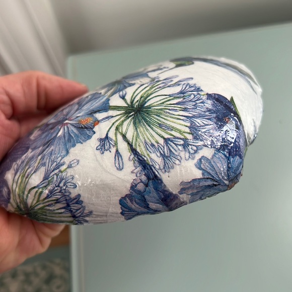 Hand Crafted Decoupage Sea Shell Ring Trinket Dish - Picture 3 of 3